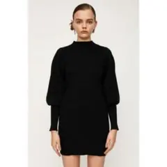 SLY パフスリーブワンピース ホワイト　ベージュ　sサイズ