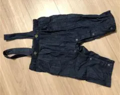 プティマイン　デニム風サロペット