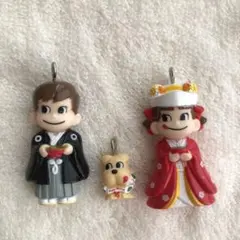 ミニミニペコちゃん　和装結婚式　3個セット