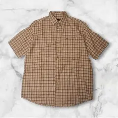 ​00s　Vintage ノーティカ 半袖チェックシャツ シティボーイ アメカジ