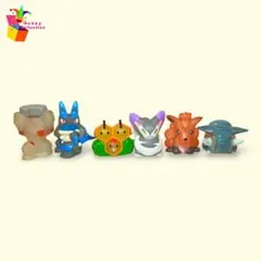 ポケモンキッズ（クリアセットC）指人形 フィギュア 6体