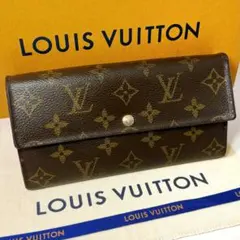 【美品】ルイヴィトン ポルトフォイユ サラ モノグラム 長財布 カード 10枚