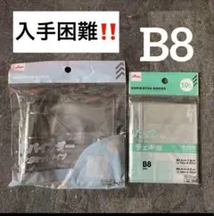 入手困難‼️3穴バインダー クリアポケットタイプ B8➕リフィル チェキ用 B8