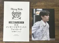 Stray Kids dominate 入場者特典 フォトカード スンミン - メルカリ