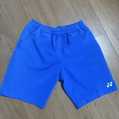 YONEX バドミントン ハーフパンツ ブルー Mサイズ