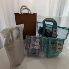 スターバックス MyFirstBottleSet メッシュバッグ ラージグリーン