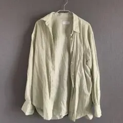 SLOBE IENA リネンコットンシャツ