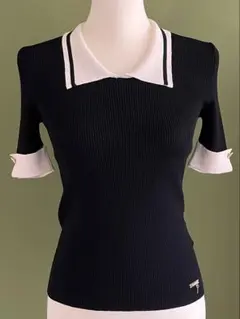✨新品タグ付き✨Darich ダーリッチ バイカラーポロシャツ ブラック