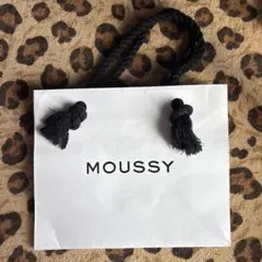 MOUSSY ショップ袋 ホワイト