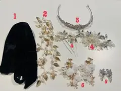 ウェディングヘッドドレスセット