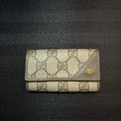 新品未使用]GUCCI GGスプリーム キーケース ゴールド - メルカリ