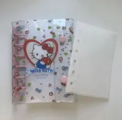 最安値！A7 6穴バインダー　シール帳　ハローキティ
