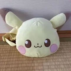 ポケピース　ピカチュウ　ショルダーバック　肩掛けぬいぐるみバック　ポケモン