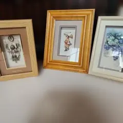 23金箔】イタリア風景画 ミニ額縁 3点セット(証明書付) - メルカリ