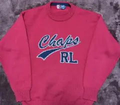Chaps RL 赤 ニットセーターL ラルフローレンチャプスのサムネイル