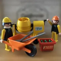 オールドプレイモービル 3562に近いセット　工事現場　PLAYMOBIL