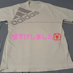 adidas ホワイト Tシャツ Lサイズ