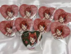 すとぷり 莉犬くん りいぬくん すとまじ いちご文化祭 ハート缶バッジ 缶バッジ