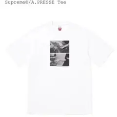 Supreme A.PRESSE Tee ホワイト　L