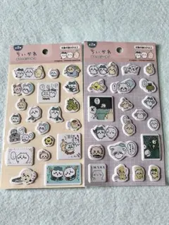 ちいかわ ぷくっとシール3 セット売り ハチワレ うさぎ モモンガ
