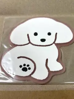 いろんないぬのラバーコースター　おすわりいぬ