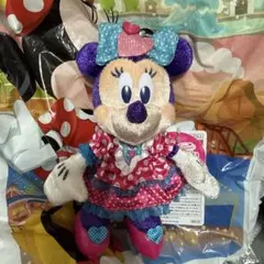 新品　ぬいぐるみバッジ　ミニーのファンダーランド　パルパルーザ ミニパル ぬいば