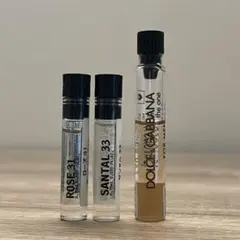 香水 試供品 サンプル LeLabo/DOLCE&GABBANA 3本セット