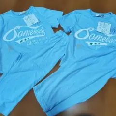 値下げ！子供用110cm夏用半袖パジャマペア！！
