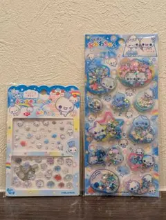 【正規品・新品・未開封】ぷくぷくあわわちゃんシール２枚セット