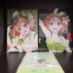五等分の花嫁　中野四葉　ひこくじ　A3アクリルボード　クリアポップスタンド　3点のサムネイル
