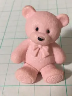 ドール用　ピンク　クマのぬいぐるみ　ベア