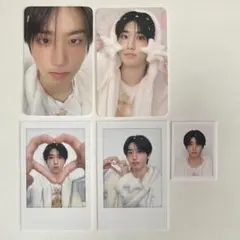 スキズ　ハン トレカ　ポラロイド　idフォト　ペンミ　5'clock