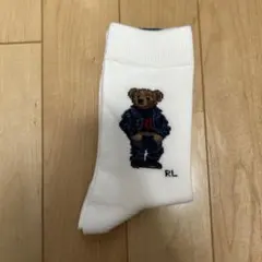 Polo Ralph Lauren クマ刺繍ソックス 22.5〜24.5cm