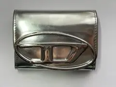 DIESEL シルバー 三つ折財布