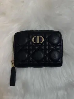 Dior Caro Scarlet ウォレット 二つ折り財布 ブラック
