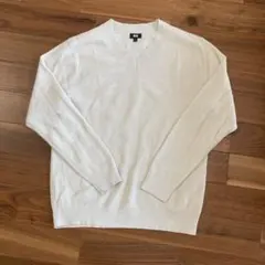 UNIQLO ワッフルVネックセーター
