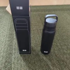 2025年 ユニクロ 炭酸水対応ステンレスボトル 感謝祭記念品 黒