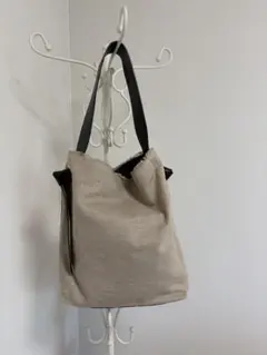 ナチュラルリネン風 ショルダーバッグ フリンジリネン１週間の出品です。のサムネイル