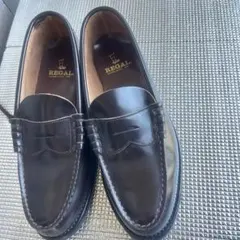 リーガル　コインローファー　茶　25.5EE