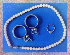 イミテーション　アクセサリー　美品3点セット