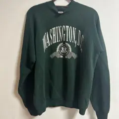 Tultex80sUSA製アイルランドカレッジロゴスウェット黒L©︎付アイ 