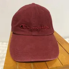 Champion コーデュロイ キャップ バーガンディ