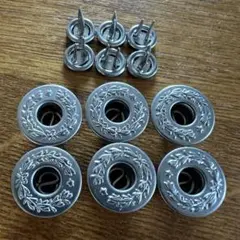 月桂樹ボタン 6個セット 錆び加工 S506XX S501XX 大戦