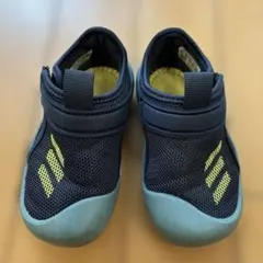 アディダス　キッズ　サンダル　14センチ　ブルー