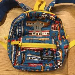 Kids Foret キッズ リュック 電車柄 ブルーのサムネイル