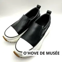 O'HOVE DE MUSÉE オーブデミュゼ 厚底スリッポン ブラック