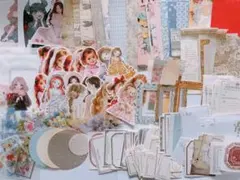 おすそ分け コラージュ素材 デコ素材 紙モノ 24