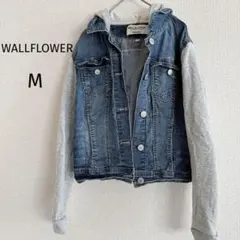 WALLFLOWER 【M】フード付き デニムジャケット