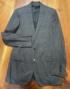 希少‼️DOLCE & GABBANA グレー ストライプ ジャケット48