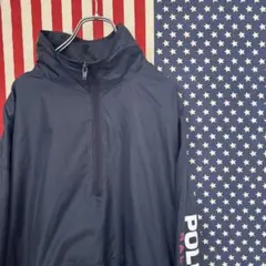 90s POLO SPORT ナイロンジャケット ハーフジップ